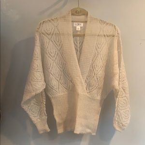 LOFT lightweight/sheer knit sweater